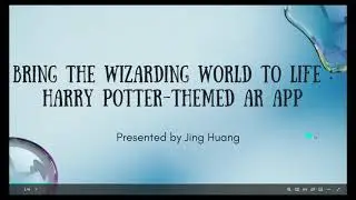 PotterAR : Unity Interactive AR app