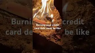 Credit card debt resolution solved! #creditcard #disaster #ohno #shorts