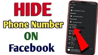 How To Hide Phone Number On Facebook // Facebook Pr Apna Number Kaise Chhupaye // Fb Number Hide