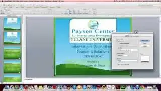 Quickly inserting slides from an old PowerPoint presentation into a new template