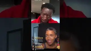 AVA ON IG LIVE WITH MICHAEL BLACKSON  SAYS THAT FATHER LIES FOR FUN ! LMAO 😂 
