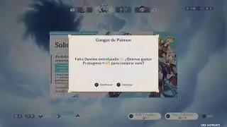 Genshin impact jugando sombras de nieve y polvo