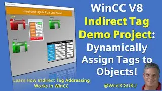 WinCC Indirect Tag Addressing - Dynamically Assign Tags to Objects #winccguru