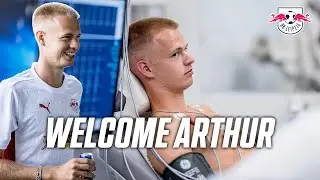 Arthur Vermeeren's first day at RB Leipzig | Behind the Scenes