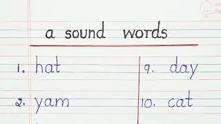 a sound words || 30 a sound words