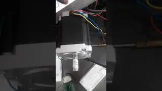 Nema 34 stepper motor Running with plc and hmi with forward reverse directions.