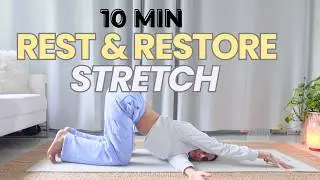 10 MIN REST & RELAX YOGA STRETCH | Quick Full Body Relaxation Practice (Yoga With Nancy)