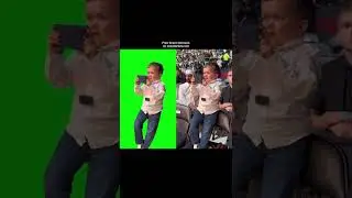 Hasbulla Recording With A Phone - Green Screen