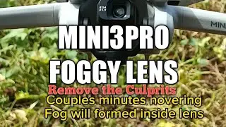 Foggy lens Mini3pro Solved! How to remove lens cover! I remove the...