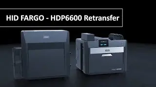 HID FARGO HDP6600 Retransfer Card Printer