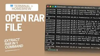 Unzip RAR Files on macOS | Install & Use UnRAR via Terminal