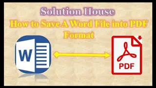 How To Save || Word FIle Into PDF || Word File Convert Into PDF Fomat || IN 2 Minutes
