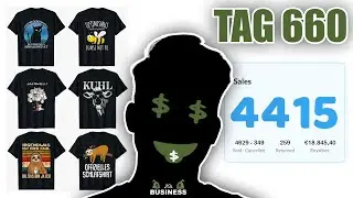 660 Tage Merch By Amazon | T-Shirt Business Oktober EINNAHMEN 2022