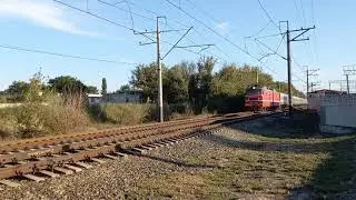 ВЛ10-1897. База Запаса. Интересный перестук колёс. (17 сентября 2021 г.)