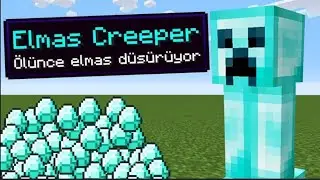 MİNECRAFT AMA ÇOK GÜÇLÜ CREEPERLER VAR!