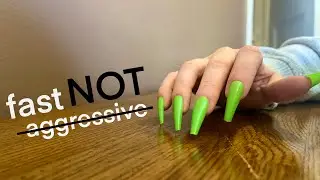 Fast NOT aggressive ASMR tapping