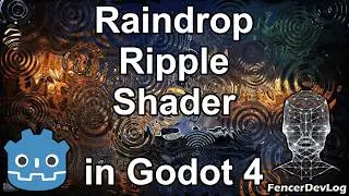 Godot 4: Raindrop ripple shader (tutorial)