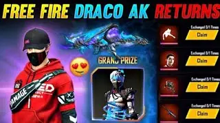 FREE FIRE ARCTIC BLUE RETURNS?😍 INDIA CHAMPIONSHIP REDEEM CODE | DRACO AK RETURNS | NEW EVENT 2021