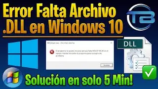 ERROR FALTA ARCHIVO .DLL en WINDOWS 10 (2021) ‼️ Solución al problema de Programa no puede iniciarse