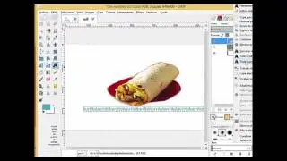 Textos dentro de trazados con Gimp