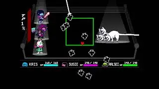 Deltarune Chapter 2 - Clover Spared in only 2 turns