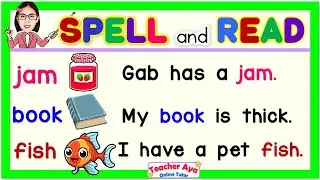 Reading Tutorial for Kids | English Spelling Lesson | Watch and Learn | Teacher Aya Online Tutor