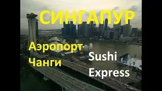 АЭРОПОРТ ЧАНГИ ✈️ ПРОГУЛКА ПО ГОРОДУ 🏙 Самые вкусные СУШИ В СИНГАПУРЕ🍣 Sushi Express😍