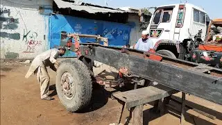 Restoration a UD Nissan V8 tipper, Rebuilding a Chassis and body work