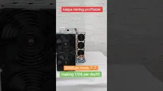 Kaspa Mining Profitable | Making 170$ per Day | Make 5100$ per month with Kaspa Mining 
