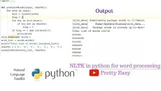 Intoduction To NLTK | Game Designing using NLTK and Tkinter FrameWork in Python