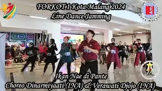 FORKOT 1 Kota Malang 2024 | Line Dance Jamming | Ikan Nae di Pantai | ILDI Kota Malang
