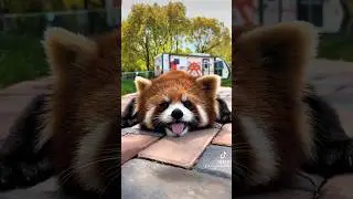 Life is very tiring. You should have a moderate rest.🥰🥰 #trending #cute #adorable #redpanda #love