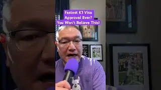 Fastest K1 Visa Approval Ever? You won’t believe this! #k1visa