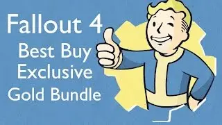 Fallout 4 Best Buy Exclusive Gold Bundle (Xbox One) Unboxing