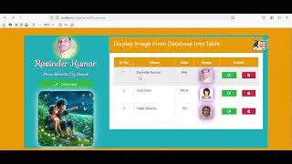 How Delete Data From SQL Database & Remove Image From Folder Also MySQL Database using PHP (Part-11)