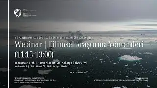 Webinar | Bilimsel Araştırma Yöntemleri - Prof. Dr. Remzi ALTUNIŞIK