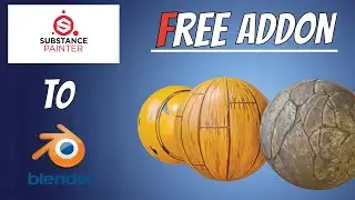 Blender 2.93 Use Substance Materials Free Addon Introduced - Urdu/Hindi