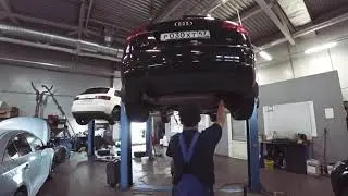 Удаление катализатора На Ауди А3.