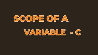 Scope of a Variable in c | C Tutorial | UGC NET Computer science