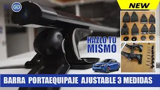 ARMADO DE BARRA AJUSTABLE 3 MEDIDAS PARA PUERTA DE AUTO Y CAMIONETA