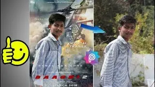 Baghi2 movie poster editing PicsArt tutorial (model:raj pandey)||by sunil editz