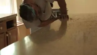 Laminate Countertops | how to install countertops in a kitchen with a classic squared edge?