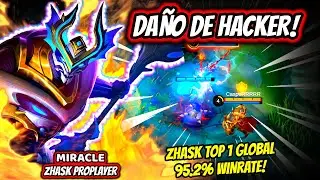 ENEMIES CAN'T EVEN GET CLOSE! ZHASK TOP 1 GLOBAL 95.2% WINRATE! | MOBILE LEGENDS