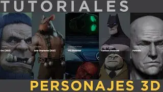 Creación de personajes 3d Video tutoriales