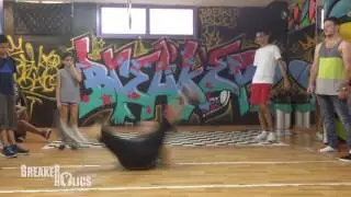 Breakdance in Breakerholics studio