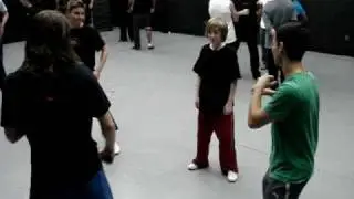Austin MacDonald Stunt choreography traing at studio