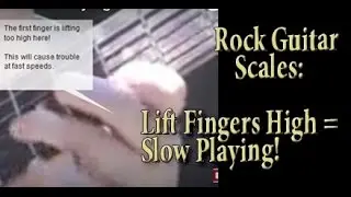 Don't Lift Fingers High When Playing Scales!