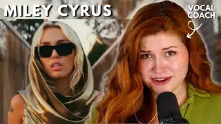 Vocal coach reacts to MILEY CYRUS 