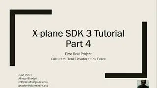 X-plane SDK 3 Tutorial - First Interactive Project [Part 4]