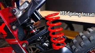 How to install a new spring on to a YSS EBMX shock
